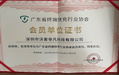 Guangdong Terminal quick charging industry Association member unit